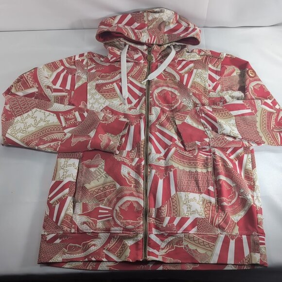 HBC Hudson's Bay Olympics Team Canada Full Zip Hoodie Sweater M Red Beijing 2008 - Picture 1 of 16